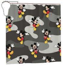 Mickey Mouse shower curtain waterproof polyester one size