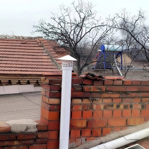 Ventilator de evacuare solar de 12V pentru cușca de câine cu efect de seră 2