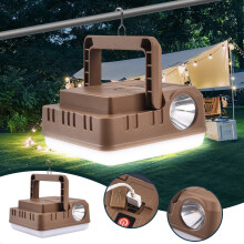 Lampe de camping LED rechargeable USB, portable, pour tente (1 pièce)