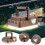 Lampe de camping LED rechargeable USB, portable, pour tente (1 pièce) 1