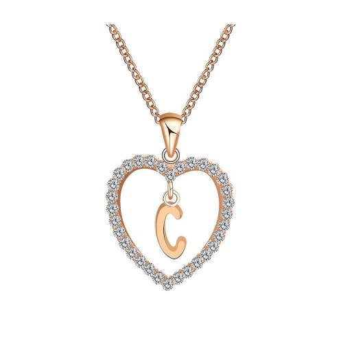 Estbridge naamhanger ketting voor dames, 26 letters