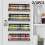 Stainless Steel Wall-Mounted Spice Rack with Adhesive and 1