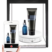 Electric Rotating Table Black 146mm Rechargeable