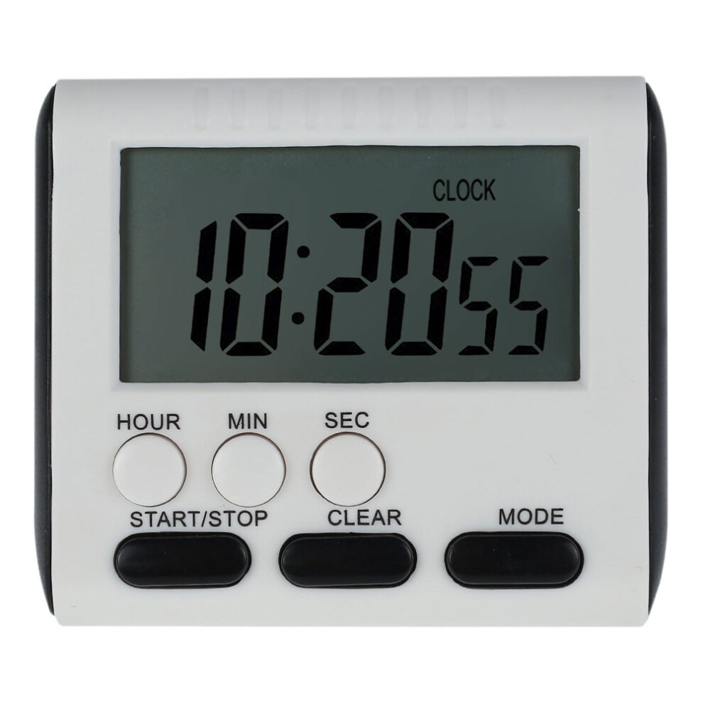 Digital LCD countdown timer black large