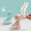 Suction Cup Tape Dispenser Pink Rotating Adjustable 3