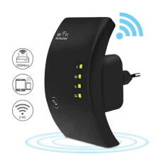 Repetidor WiFi Sem Fio, Extensor de Wi-Fi, Amplificador de Wi-Fi Ultraboost, Repetidor de Longo Alcance, 300 M, Amplificador de Wi-Fi, Plugue UE