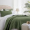 Olive Green King Quilt Bedding Set with 2 Shams 8