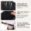 Pregnancy Belly Support Belt Breathable Black X-Large 1 Set 6