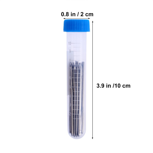 Stitching Needles Silver 6cm Large Eye 20Pcs 1