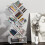 9-Tier Corner Bookshelf White Folding No Installation 7