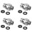 4X Brass Chrome  Joint Shower Arm  Angle Adjustable Swivel Adapter 1