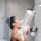 4X Shower , High Pressure 5 Settings Showerhead with Adjustable Swivel  Joint 1
