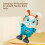 Dancing Singing Bunny Toy with Lights and Music 1 pc 4