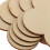 Flower-shaped MDF blank plaques for DIY crafts, 100mm, 5 pcs 8