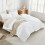 Comforter Set Bright White Queen Lightweight Fluffy 5