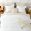 Comforter Set Bright White Queen Lightweight Fluffy 8