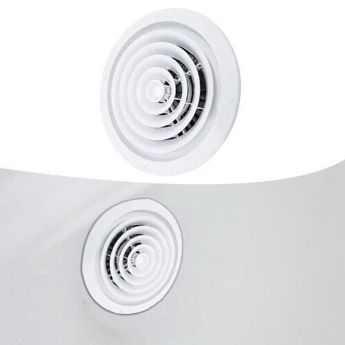 Adjustable ABS Air Vent Cover for Round Ducting 2