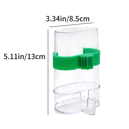 Auto Bird Water Dispenser and Feeder 220ml 2-Pack 2