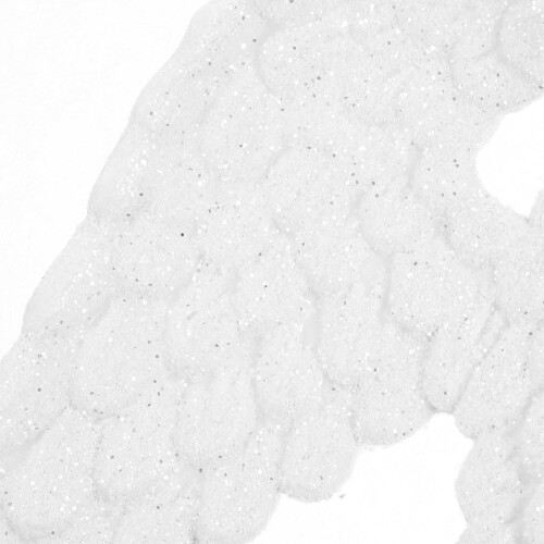 Angel Wings Christmas Tree Pendant White 3 pcs 2