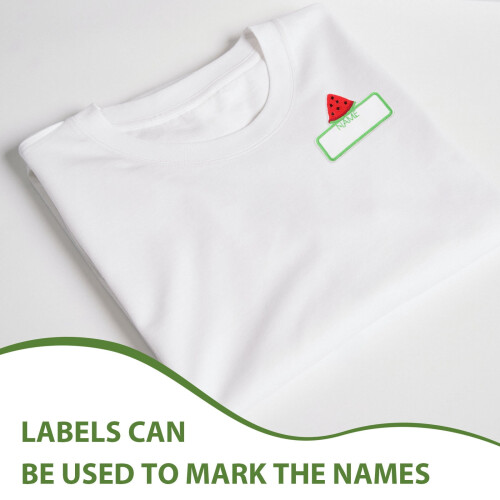 Clothes Name Labels Rectangular Iron-On 10 pcs 2