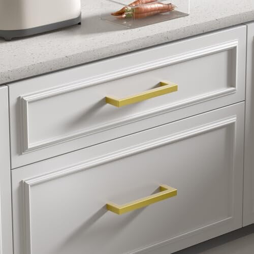 Brushed Gold Cabinet Pulls 5 inches 10 pack 1