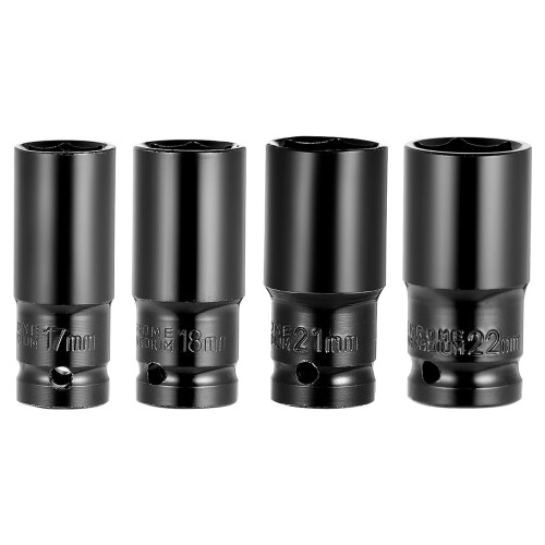 Βαθιά Εξάγωνη Πρίζα με Μαύρη Επίστρωση 21mm 1/2 ίντσας 2