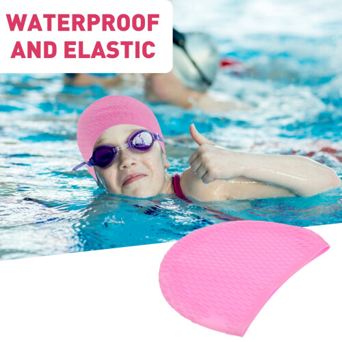Bathing Cap for Women Extra Large Soft Flexible 1