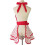 Cotton Retro Apron for Women Red Dot Design 3