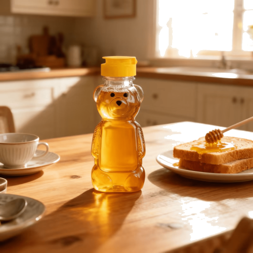 Μπουκάλι Honey Bear 240ml Άδειο μπουκάλι με πτυσσόμενο καπάκι 1
