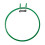 Adjustable Premium Embroidery Hoop Round Green 2