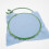 Adjustable Premium Embroidery Hoop Round Green 4