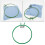 Adjustable Premium Embroidery Hoop Round Green 6