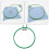 Adjustable Premium Embroidery Hoop Round Green 7