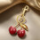 Cherry Bag Charm Keychain for Women - 1 Piece 4