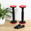 Gambe di supporto per mobili in nylon nero regolabili (2 pezzi) 5