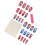 Acrylic Press-on Nails Ballet Style with Star Glitter 7
