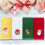 Lot de 4 serviettes de Noël en coton doux brodé 2