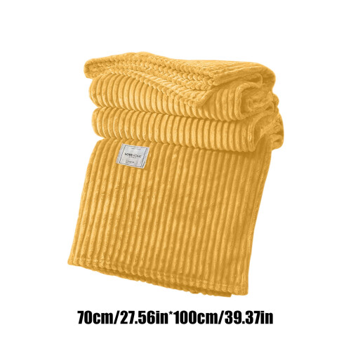 Cooling Fleece Blanket Yellow 70x100cm 1