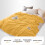 Cooling Fleece Blanket Yellow 70x100cm 4