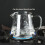 Heat-Resistant Clear Glass Tea Pot with Infuser 7