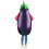 Aubergine cosplay kostym, vuxen 2