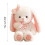 Bear Cuddle Pillow Fleece 16 Inch White 3