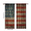 National Flag Curtains Retro Rustic Pattern Blackout Rod 3