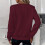 Women's Cable Knit Half-Zip Sweater V-Neck Long Sleeve 7