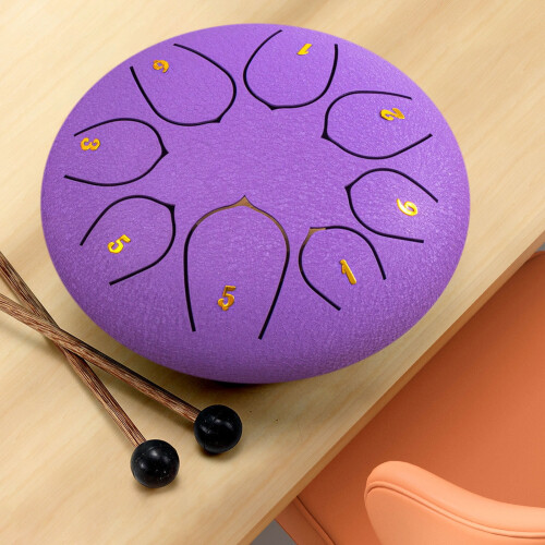 Steel Tongue Rain Drum 6 Inches 8 Notes 2