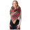 Cachecol xadrez feminino, xale macio e oversized com franjas. 4