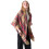 Cachecol xadrez feminino, xale macio e oversized com franjas. 6