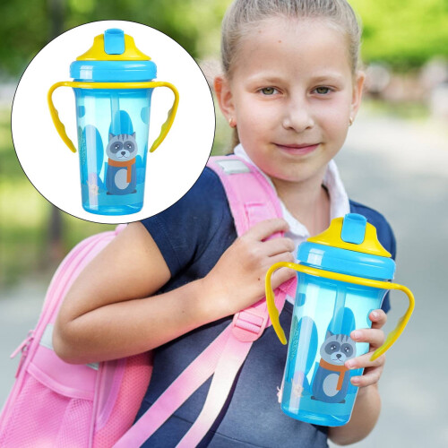 Spring Park double handle kids water bottle with lid 1
