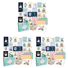 150Pcs Uniqe Birthday Cards with Envelopes and Stickers,Greeting Cards Birthday Cards Pack, Birthday Card Pack for Kids
