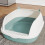 Cat Sandbox Pan Durable Anti-Splashing with Sifting Litter 5